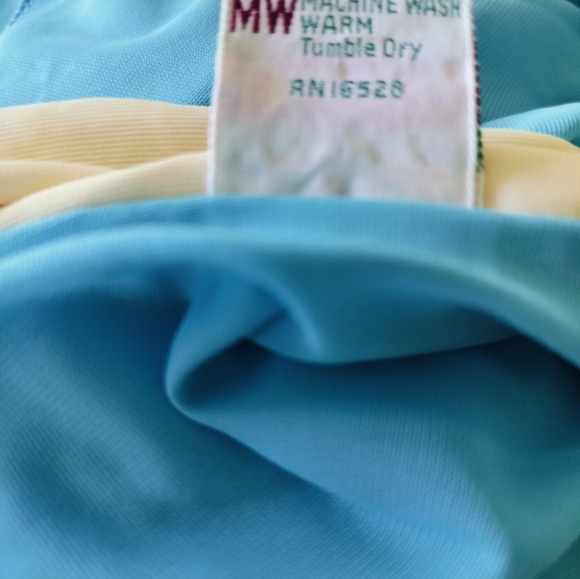 Vintage 1950s Gaymode JCPenney Robe, Top & Pants 3 piece Pajama Set Blue - Picture 16 of 16